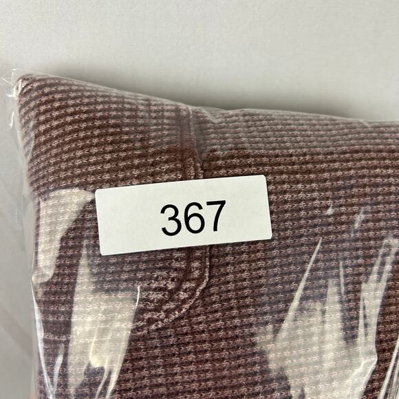 Hard Tail Thermal Waffle Jogger Pants Red Elastic Waist MKT00192 Women's Size M - Picture 11 of 11